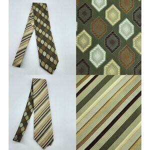 Roberto Villini Couture Reversible Double Sided Designer Neck Tie 100% Silk